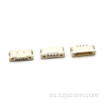 Tipo horizontal de SMT del jefe del Pin de la oblea de PH1.25mm